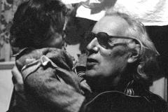 35А.Д. Тихомиров с внучкой Сашей. 1986